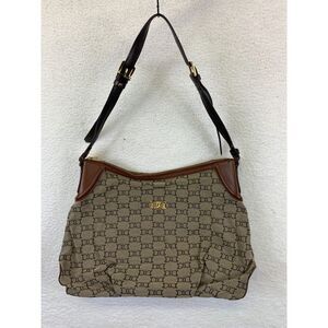 Derercuny Shoulder Bag Women’s‎ Brown Canvas Italy Tote Handbag